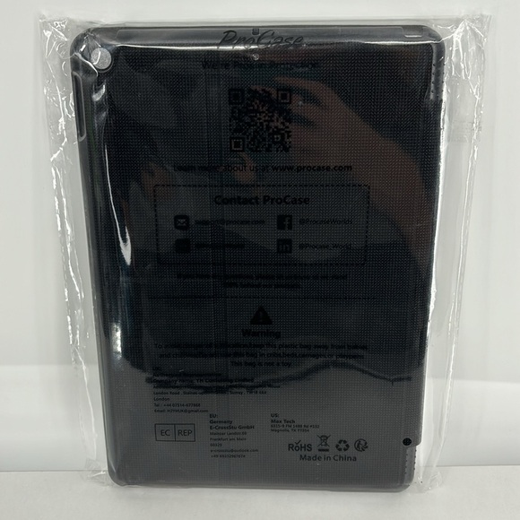 ProCase iPad 10.2 inch Case 7th Generation in Black New with tags! - Picture 2 of 9